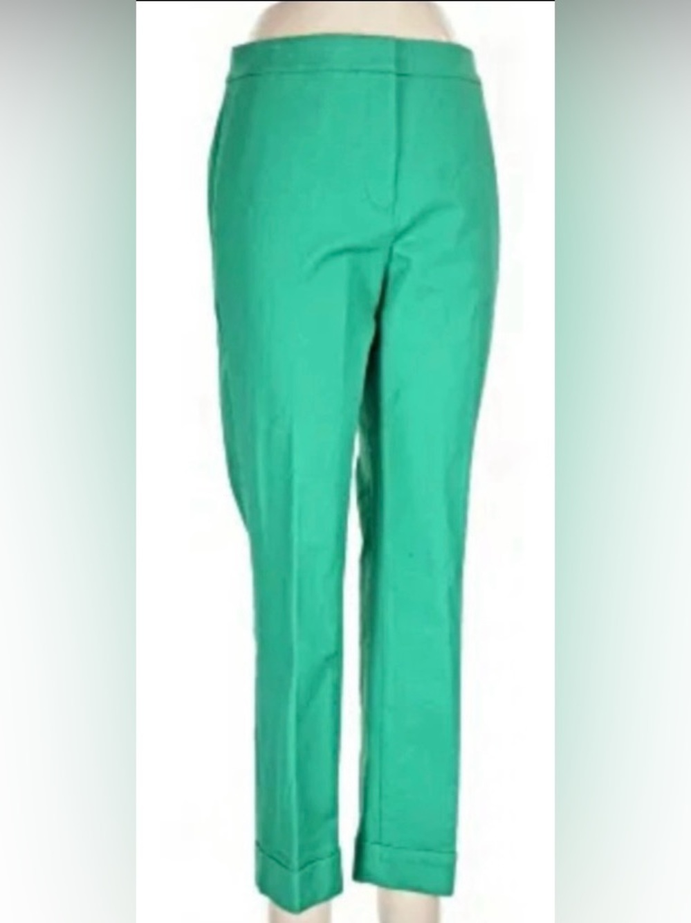 Ann Taylor Women's Green Cuffed Pants